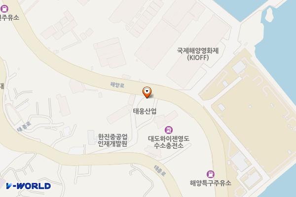 하수종말처리장옆 위치 지도 — 부산광역시 영도구 해양로 248