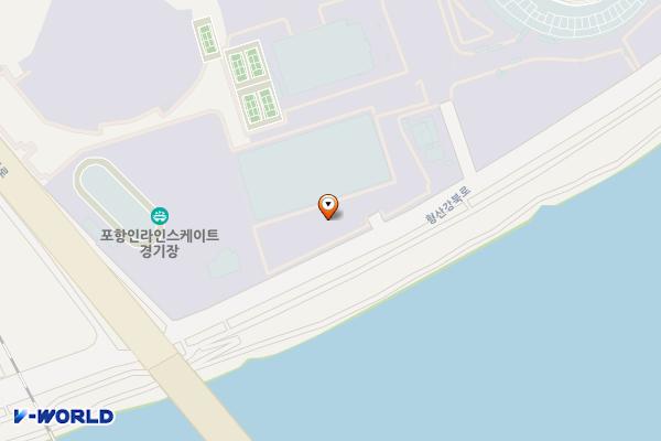 포항종합운동장(만인당) 위치 지도 — 경상북도 포항시 남구 희망대로 814