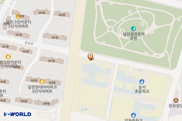 달천고등학교 위치 지도 — 울산광역시 북구 달천철장길 23