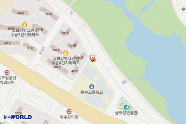 문수고등학교 위치 지도 — 울산광역시 남구 울밀로 2905
