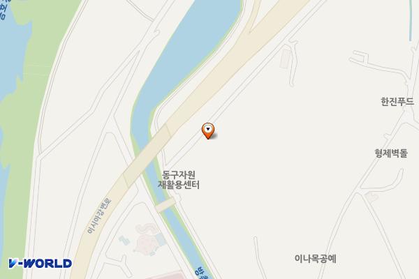 동구자원재활용센터선별장 위치 지도 — 대구광역시 동구 공항로31길 26