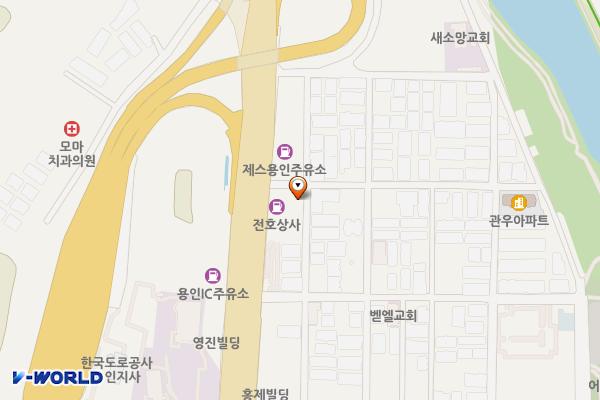 금호리조트(주)아시아나CC 위치 지도 — 경기도 용인시 처인구 양지면 양대로 290