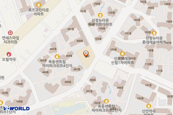신월6동복합청사 지상1층 위치 지도 — 서울특별시 양천구 남부순환로83길 53