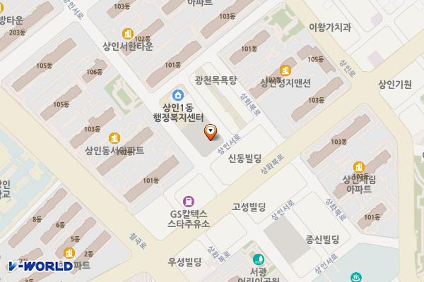 상인2공영주차장 위치 지도 — 대구광역시 달서구 상화북로 187