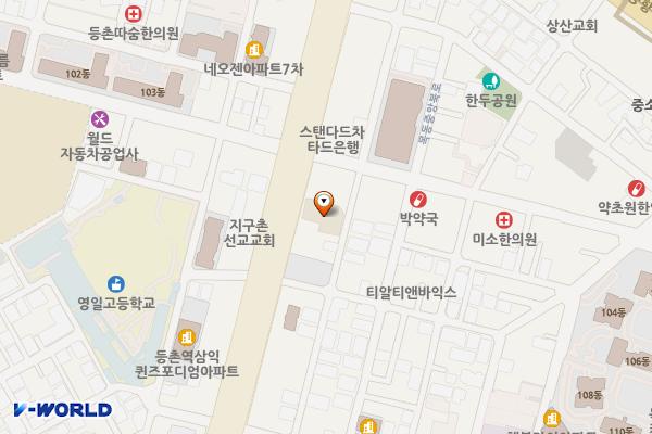 목동깨비시장 공동주차장 지상1층 위치 지도 — 서울특별시 양천구 등촌로 208