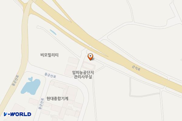 임피산업단지관리사무소 위치 지도 — 전북특별자치도 군산시 임피면 축산리 618