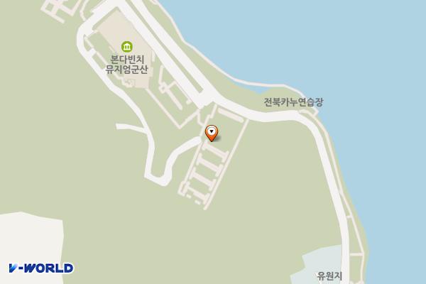 은파유원지주차장(은파팰리스호텔 옆) 위치 지도 — 전북특별자치도 군산시 나운동 1222-11