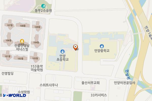 언양초등학교 위치 지도 — 울산광역시 울주군 언양읍 북문8길 49