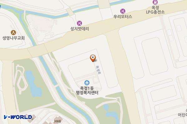 옥정동공영주차장 위치 지도 — 경기도 양주시 옥정로 397-13