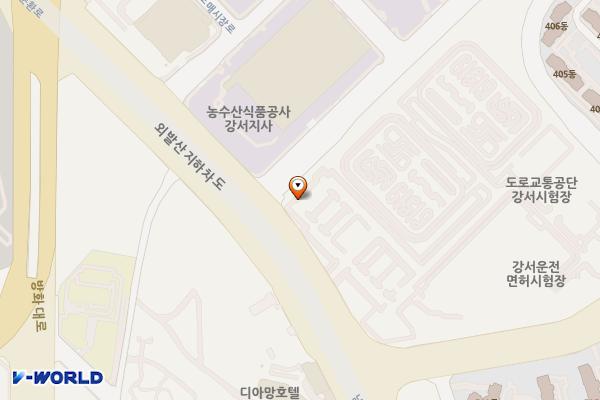 한국도로교통공단 강서운전면허시험장 별관 제2주차장 위치 지도 — 서울특별시 강서구 남부순환로 171