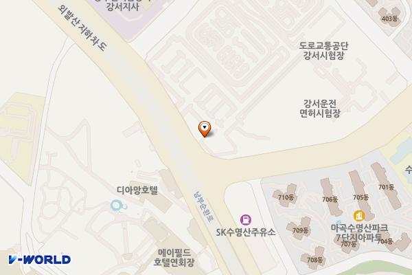한국도로교통공단 강서운전면허시험장 별관 제1주차장 위치 지도 — 서울특별시 강서구 남부순환로 171