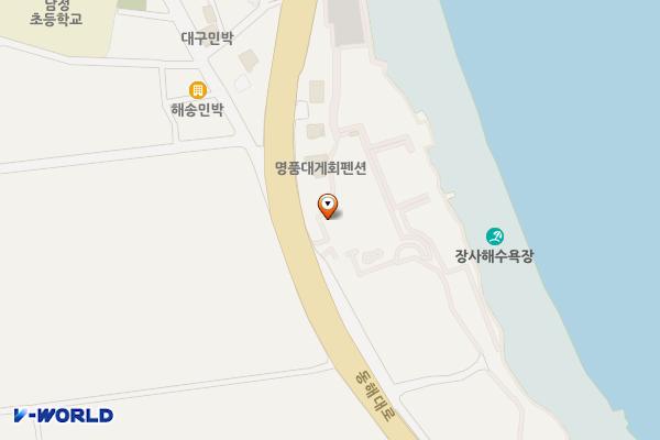 장사해수욕장 위치 지도 — 경상북도 영덕군 남정면 동해대로 3592