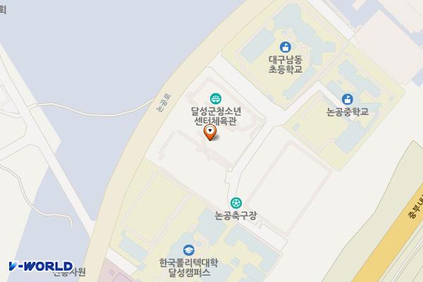 달성군청소년센터 위치 지도 — 대구광역시 달성군 논공읍 논공로 252