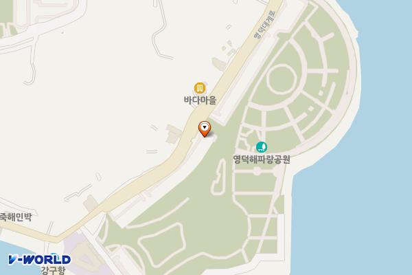 영덕해파랑공원 위치 지도 — 경상북도 영덕군 강구면 강구리 584