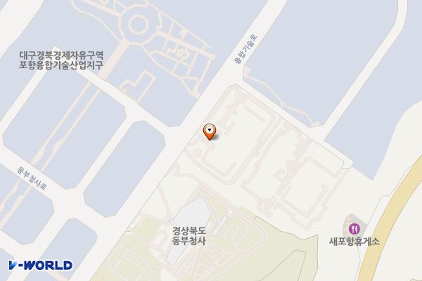 포항지식산업센터 위치 지도 — 경상북도 포항시 북구 흥해읍 융합기술로 66
