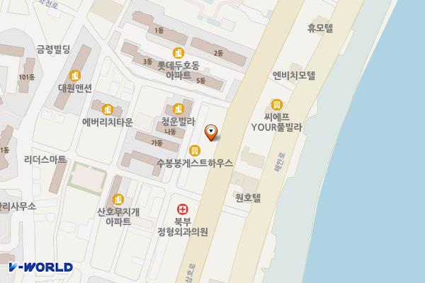 티스테이션 두호점 위치 지도 — 경상북도 포항시 북구 삼호로 213