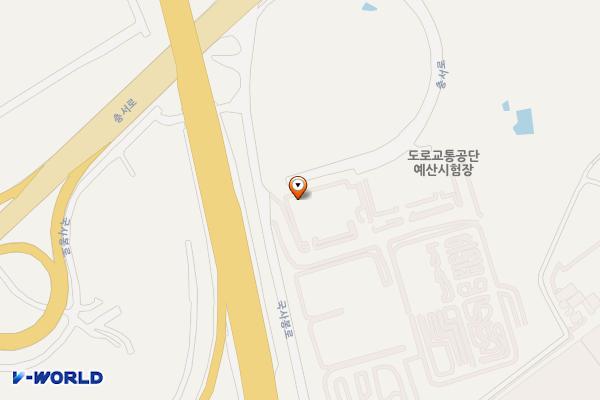 한국도로교통공단 예산운전면허시험장 위치 지도 — 충청남도 예산군 오가면 국사봉로 500