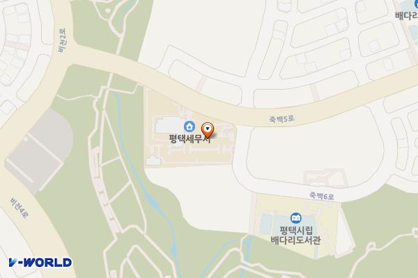 평택세무서 위치 지도 — 경기도 평택시 죽백6로 6