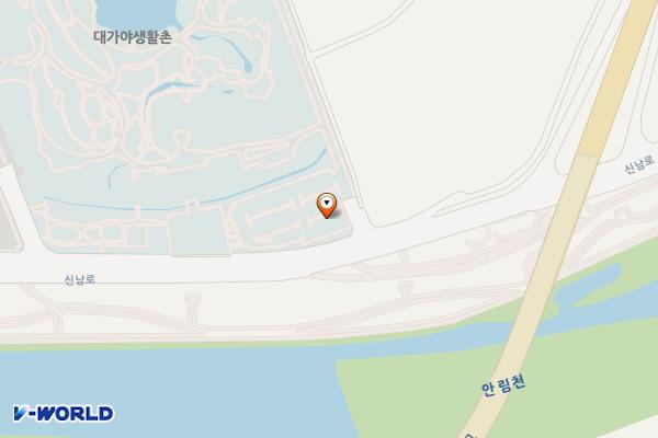 고령 대가야생활촌 위치 지도 — 경상북도 고령군 대가야읍 고아리 658