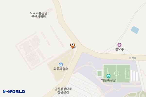 한국도로교통공단 안산운전면허시험장 위치 지도 — 경기도 안산시 단원구 순환로 352