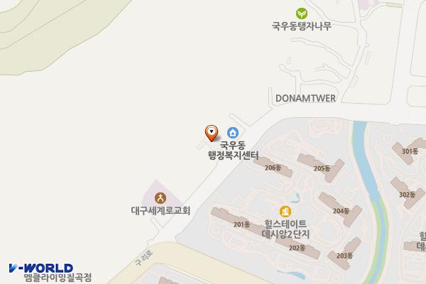 대구영일택시 위치 지도 — 대구광역시 북구 도남길 15