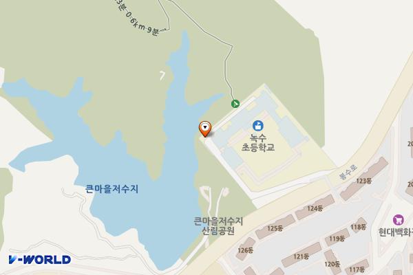 녹수초등학교 위치 지도 — 울산광역시 동구 봉수로 545