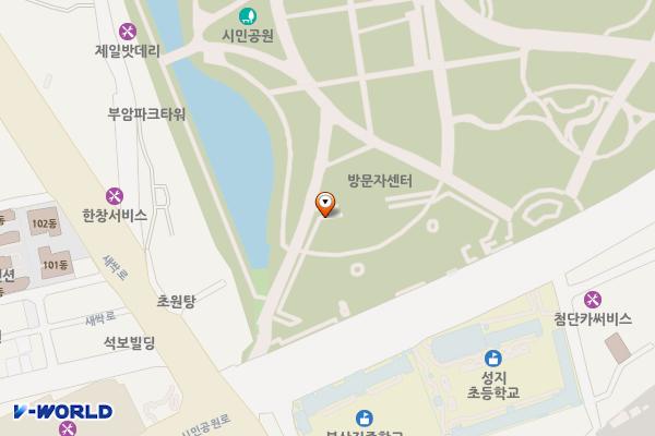 부산시민공원 위치 지도 — 부산광역시 부산진구 시민공원로 73
