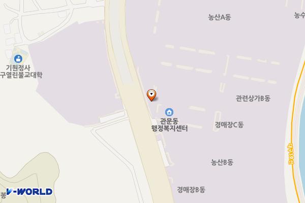대구농수산물도매시장(농산) 위치 지도 — 대구광역시 북구 매천로18길 34