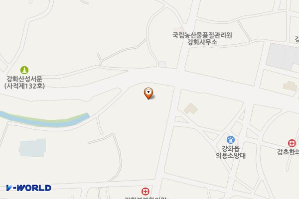 강화읍 신문 제2공영주차장 위치 지도 — 인천광역시 강화군 강화읍 향나무길 8