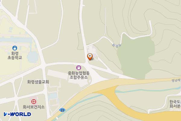 화서면 공영 주차장 위치 지도 — 경상북도 상주시 화서면 상현리 170-5