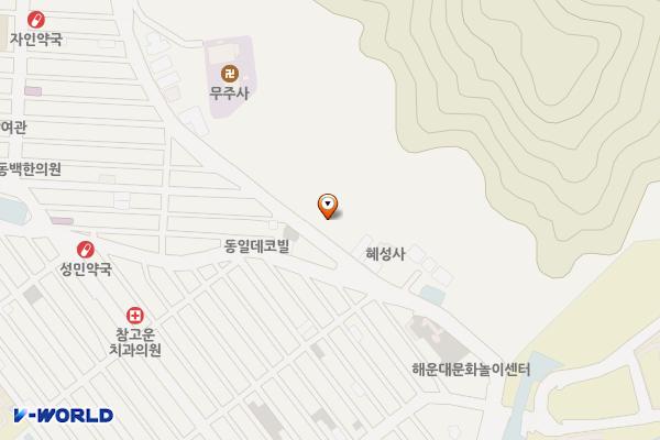 반송1동 제2공영주차장 위치 지도 — 부산광역시 해운대구 반송순환로 164