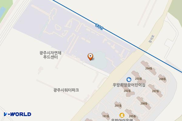 광주시워터파크 위치 지도 — 경기도 광주시 청석로 73