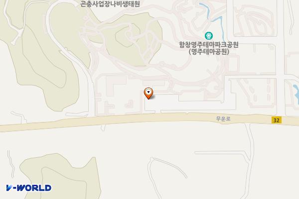 함창명주박물관 위치 지도 — 경상북도 상주시 함창읍 교촌리 199-5