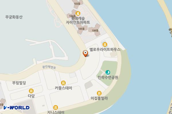 수변어린이공원 공영주차장 위치 지도 — 부산광역시 수영구 광안해변로370번길 9-23