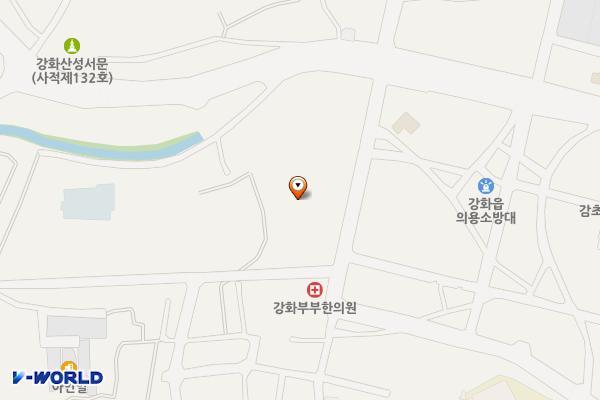 강화읍 신문 제1공영주차장 위치 지도 — 인천광역시 강화군 강화읍 신문리 591