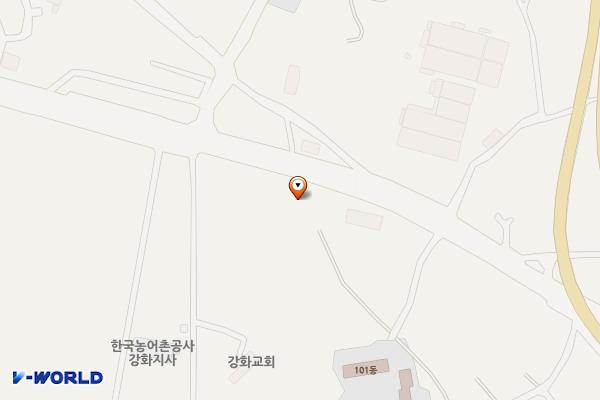 강화읍 갑곳 제1공영주차장 위치 지도 — 인천광역시 강화군 강화읍 갑곳리 643