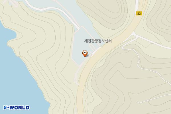 제천시 만남의광장 위치 지도 — 충청북도 제천시 청풍면 교리 158-21