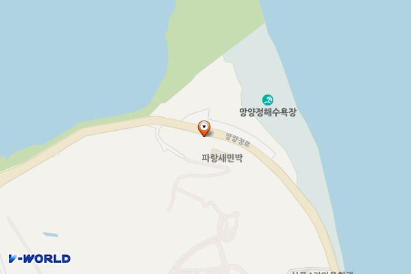 망양정주차장(해수욕장) 위치 지도 — 경상북도 울진군 근남면 망양정로 1029