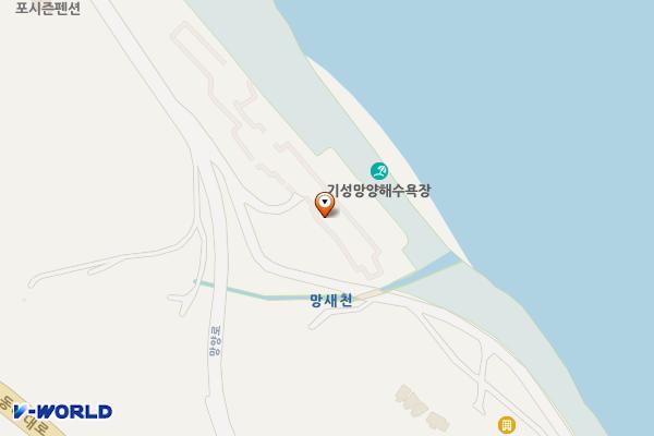 기성망양해수욕장(야영장) 위치 지도 — 경상북도 울진군 기성면  망양리 140-1