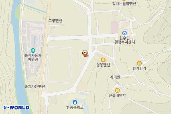 제천시 한수면 생태주차장 위치 지도 — 충청북도 제천시 한수면 미륵송계로6길 25