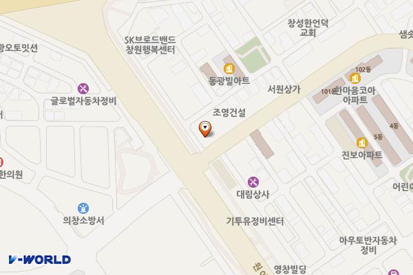 티스테이션 창원도계점 위치 지도 — 경상남도 창원시 의창구 도계로 3