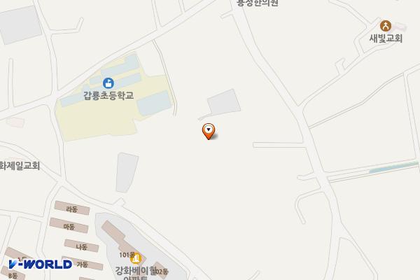 갑곳 공영주차장 위치 지도 — 인천광역시 강화군 강화읍 갑곳리 462-3