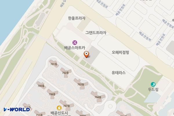 배곧 제5 공영주차장 위치 지도 — 경기도 시흥시 배곧동 129