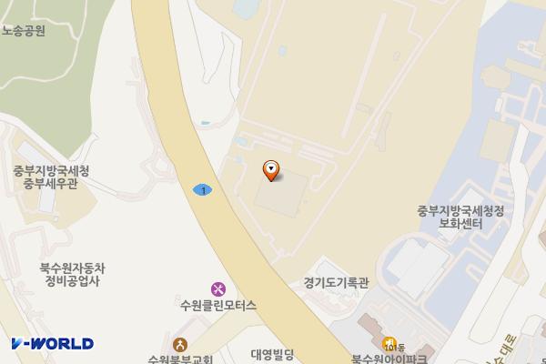 경기도인재개발원체육관 위치 지도 — 경기도 수원시 장안구 경수대로 1150