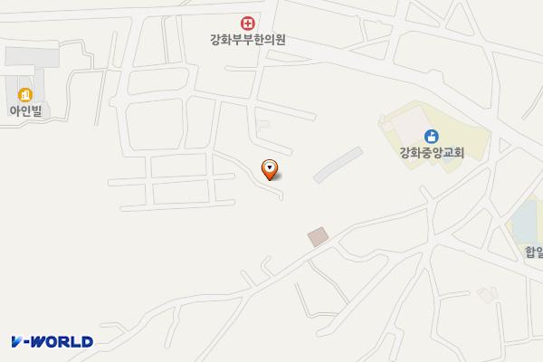 신문 공영주차장 위치 지도 — 인천광역시 강화군 강화읍 신문리 540