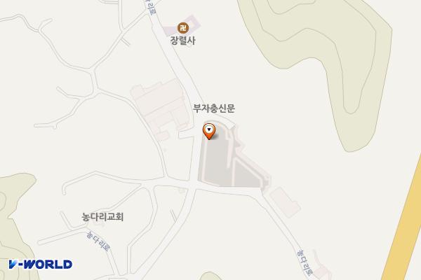 농다리주차장 위치 지도 — 충청북도 진천군 문백면 구산동리 156-2