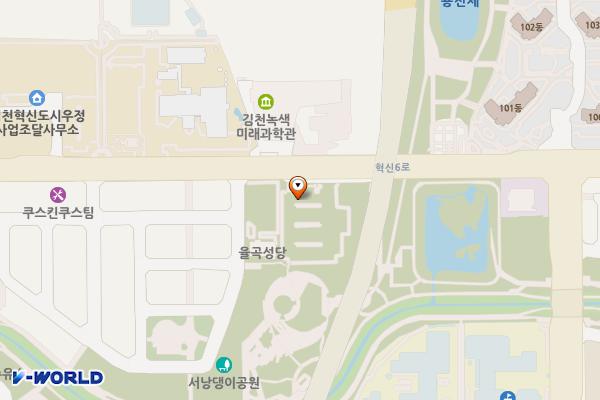 녹색미래과학관 위치 지도 — 경상북도 김천시 율곡동 925