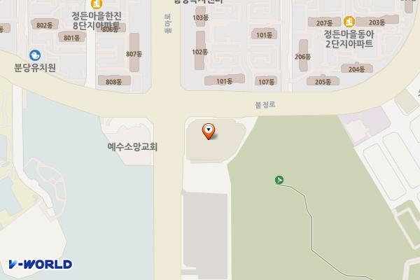 포르쉐 HPC 데스티네이션 이마트 분당점 위치 지도 — 경기도 성남시 분당구 불정로 134