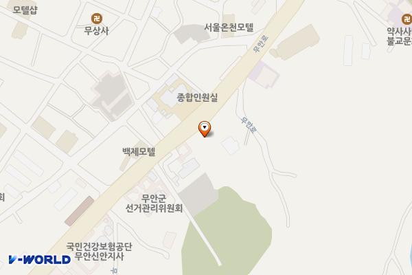 티스테이션 무안점 위치 지도 — 전남광주통합특별시 무안군 무안읍 성남리 215-1