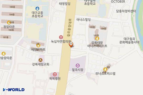 티스테이션 대구강북점 위치 지도 — 대구광역시 북구 읍내동 784-6